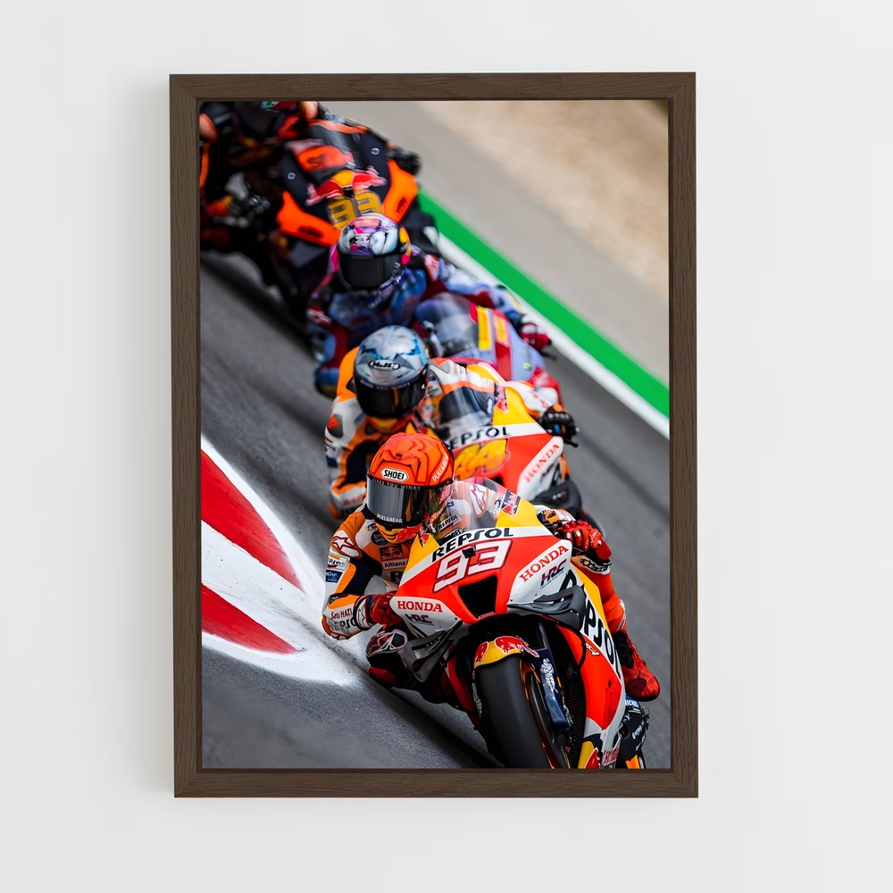 Poster Rs-gp motogp spectaculaire – affiche Aprilia (vue 5)